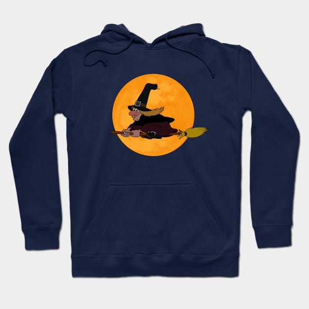 Witch Hazel with Moon Hoodie by JC Tees